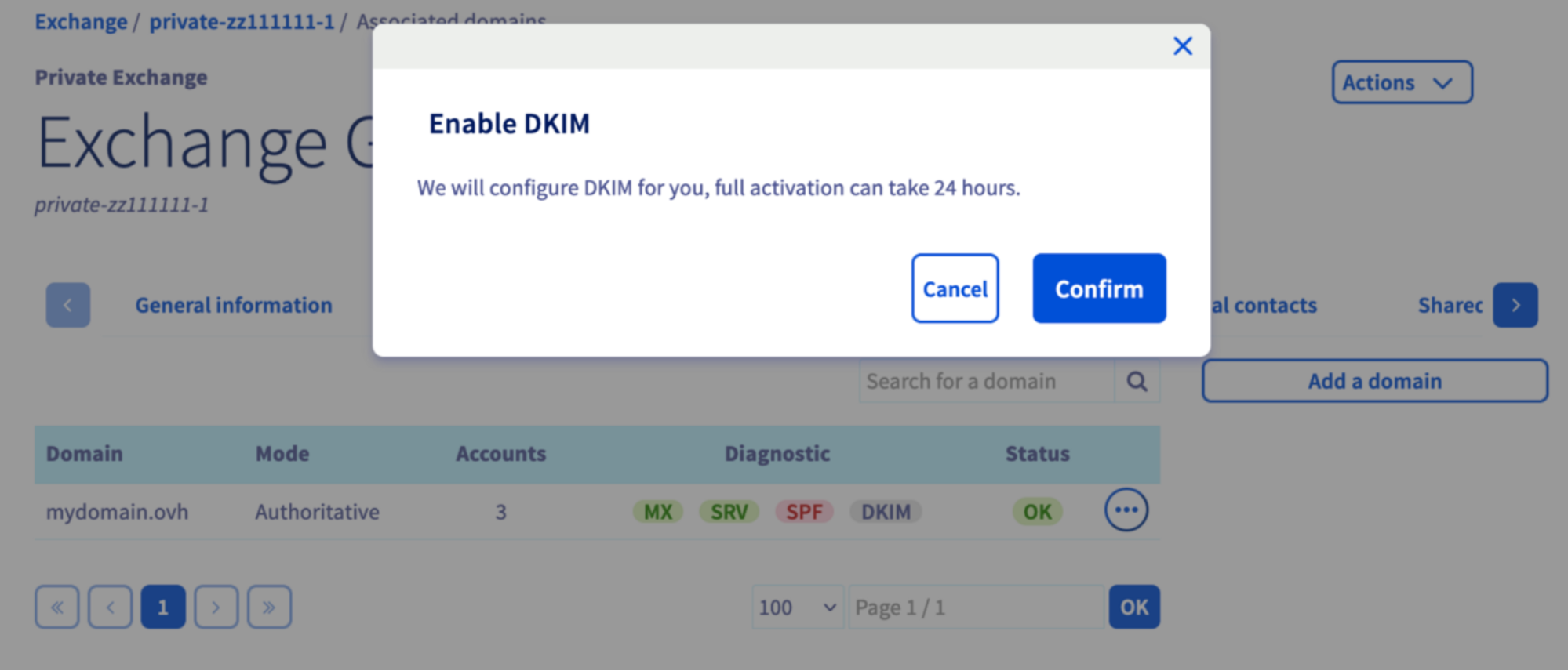 OVHCloud DKIM