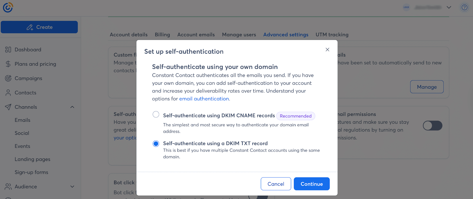 8 Zelf authenticeren met een DKIM TXT-record