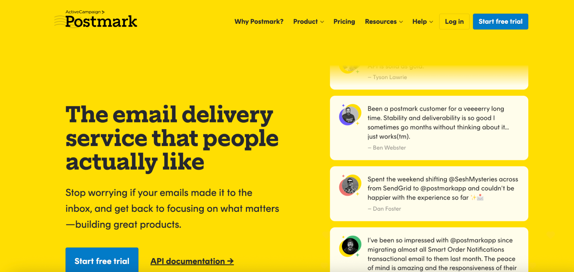 Acceda a su cuenta del Postmark