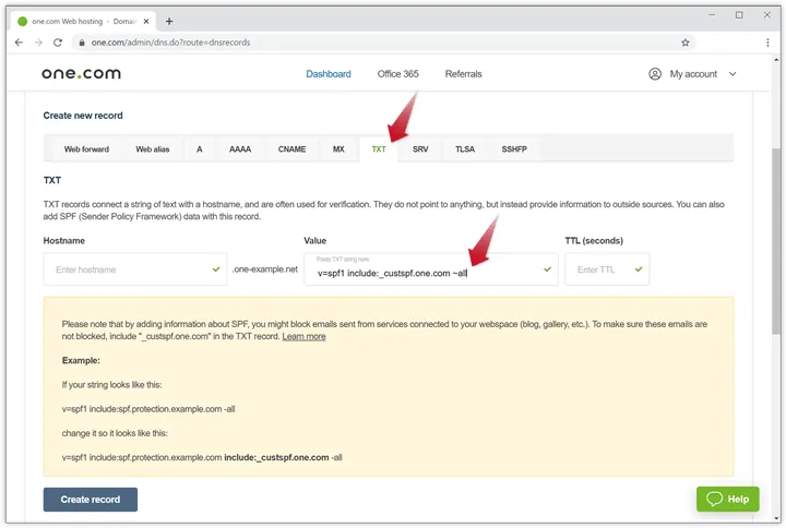 Espere hasta 90 minutos para que se active el cambio de DNS