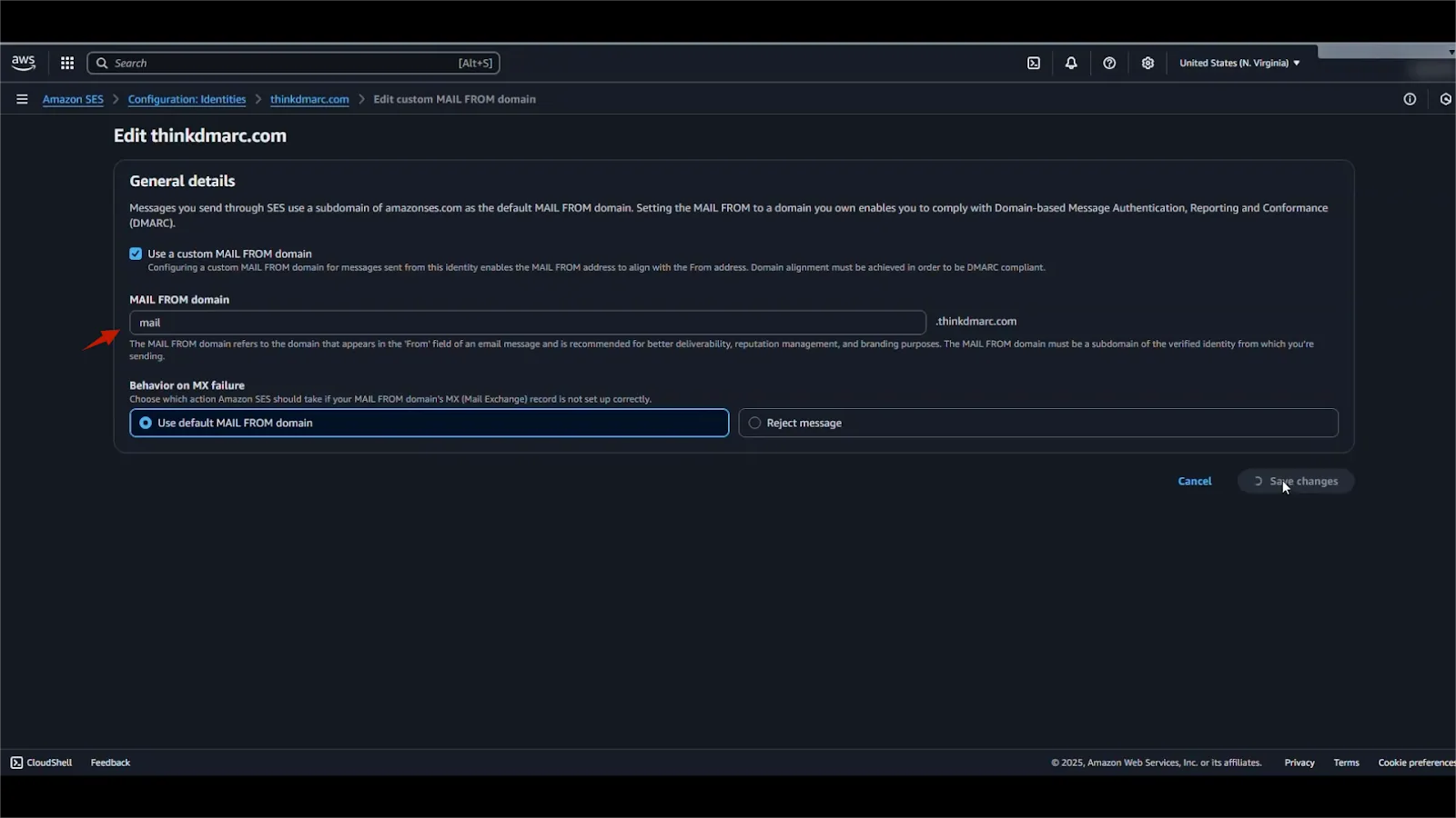 A Step-by-Step Guide to Setting Up SPF, DKIM, and DMARC for Amazon SES afbeelding12