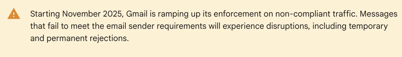 Google and Yahoo Updated Email Authentication Requirements for 2026 Requisiti di autenticazione delle e-mail