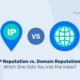 IP reputation vs domain reputation