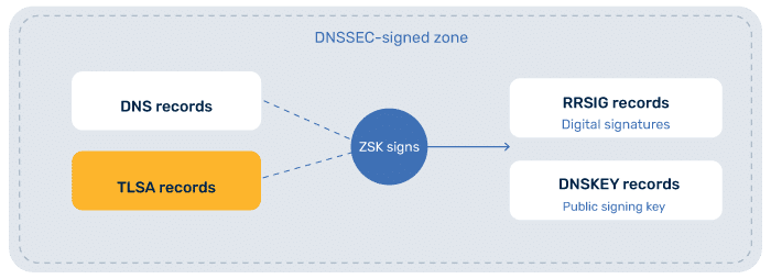 What is DANE? DNS-Based Authentication of Named Entities Explained (2026) Schritt 2 – Die DNS-Zone wird mit DNSSEC signiert –