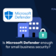 Is Windows Defender Enough for Small Business Security? Czy program Microsoft Defender wystarczy do zapewnienia bezpieczeństwa w małych firmach?