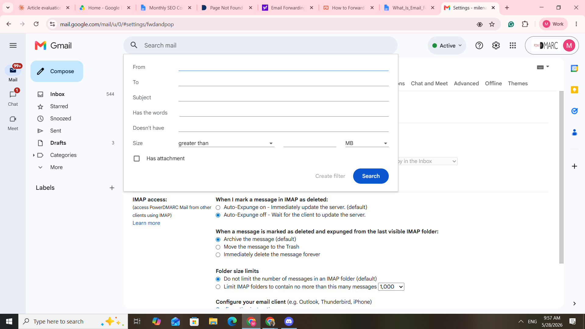 What is Email Forwarding? How It Works and Best Practices Wählen Sie „Weiterleiten“