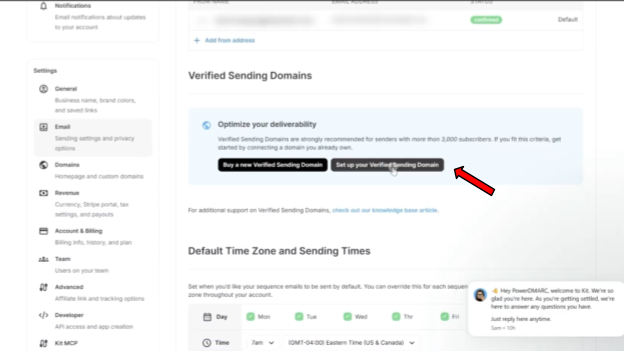 Kit DKIM, DMARC, and SPF Setup Guide 4 Richten Sie Ihre verifizierte Absenderdomain ein